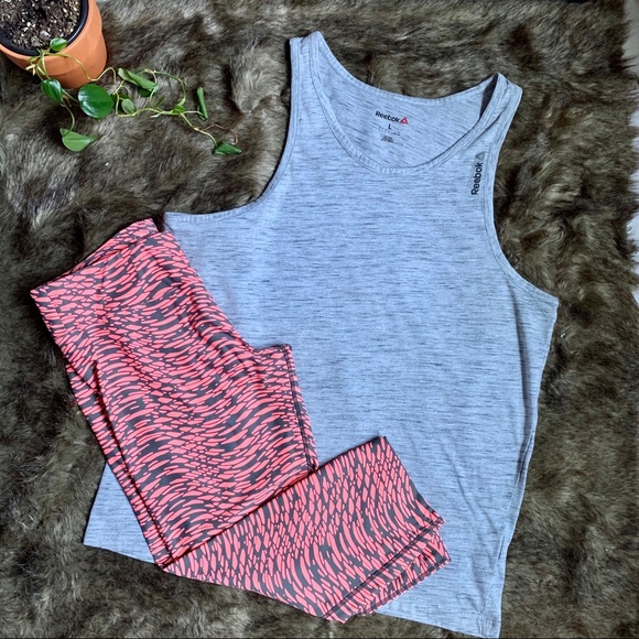Reebok Tops - Workout tank/legging set Reebok & Calvin Klein